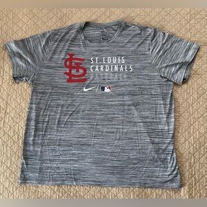 Nike Gray St. Louis Cardinals Tee